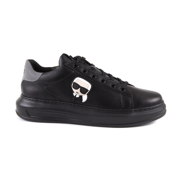 Pantofi sport bărbați Karl Lagerfeld negri din piele  2052bp52530n