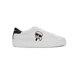 Sneakers bărbați Karl Lagerfeld albi din piele 2053BP51030A  
