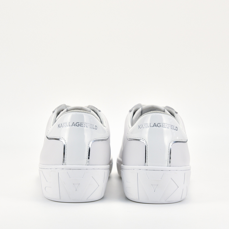 Sneakers bărbați Karl Lagerfeld albi din piele 2054BP51019A 