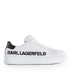 Sneakers bărbați Karl Lagerfeld albi din piele 2054BP52225A
