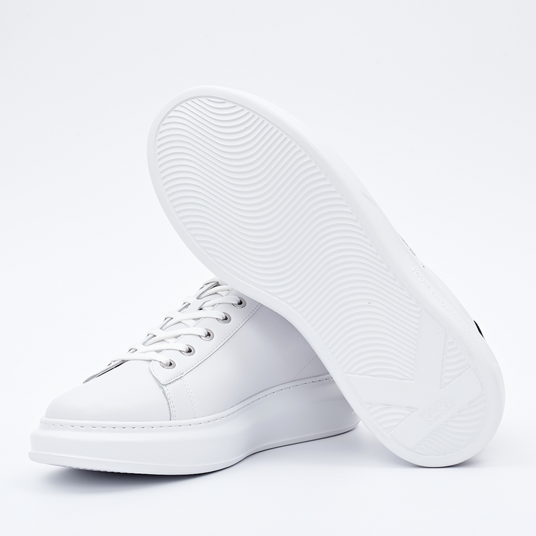 Sneakers bărbați Karl Lagerfeld albi din piele 2054BP52531A