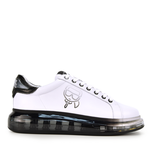 Sneakers bărbați Karl Lagerfeld albi din piele 2055BP52633A