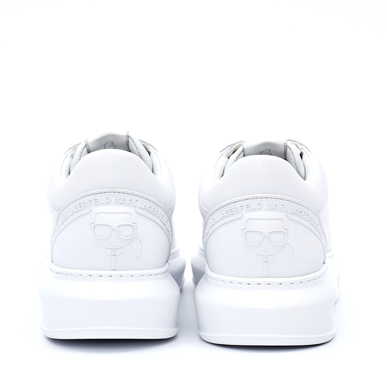 Sneakers bărbați Karl Lagerfeld Kapri, albi din piele 2055BP52575A 