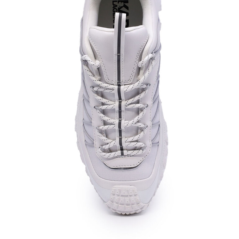 Sneakers bărbați Karl Lagerfeld K Trail albi din piele 2057BP53723A