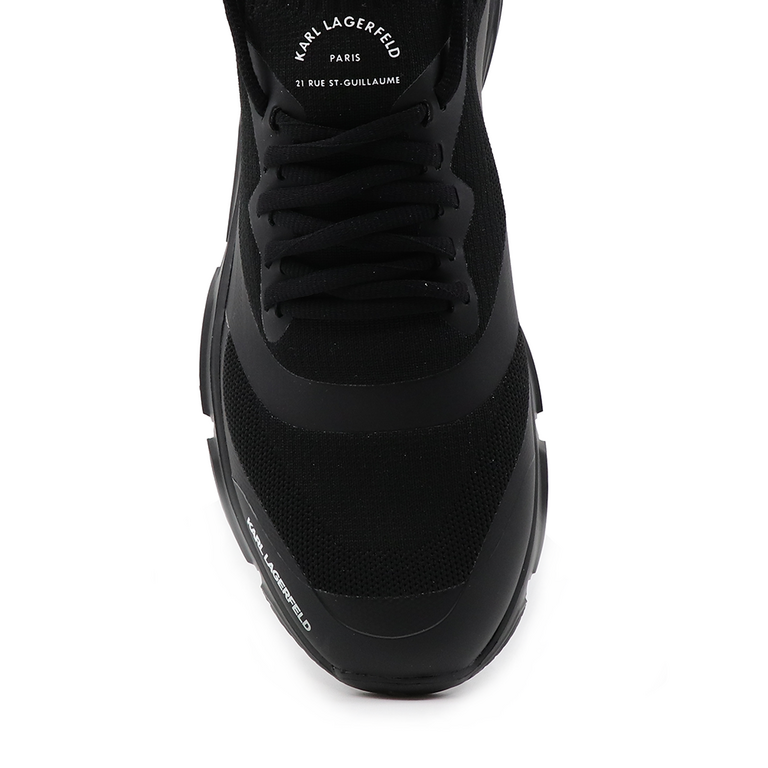 Sneakers bărbați Karl Lagerfeld negri din material knited 2053BP51631N