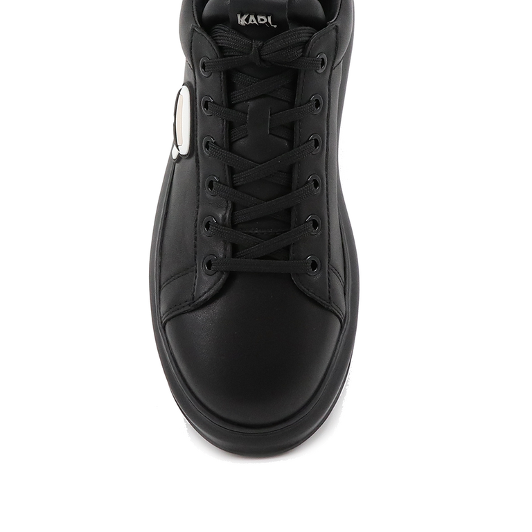 Sneakers bărbați Karl Lagerfeld negri din piele 2056bp52530n