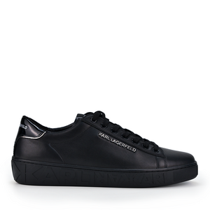 Sneakers bărbați Karl Lagerfeld negri din piele 2054BP51019N 