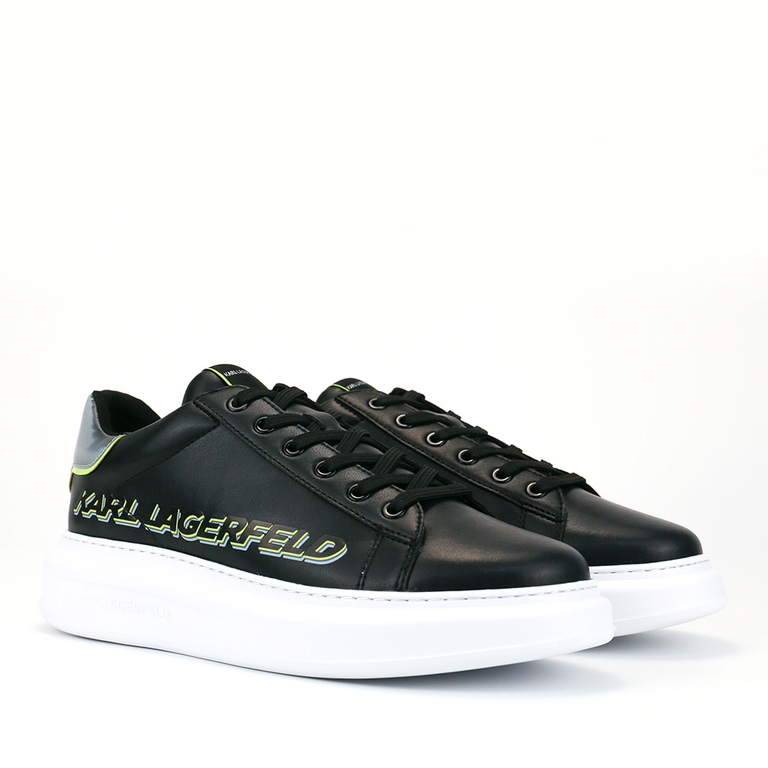 Sneakers bărbați Karl Lagerfeld negri din piele 2054BP52514N 