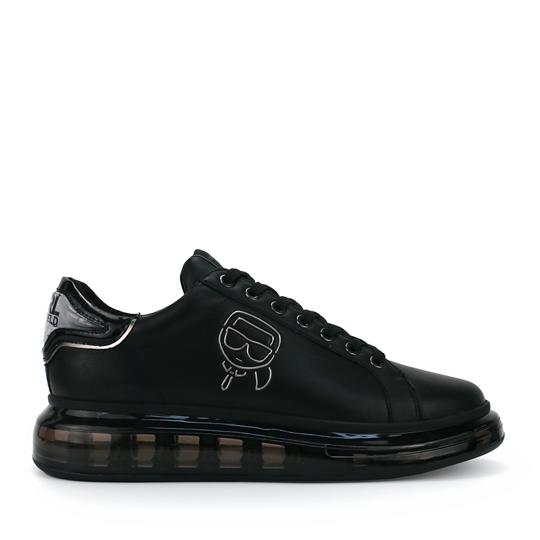 Sneakers bărbați Karl Lagerfeld negri din piele 2056bp52631n