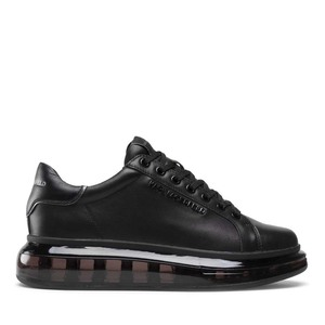 Sneakers bărbați Karl Lagerfeld Kapri Kushion Lo Lace negri 2050BP52625N