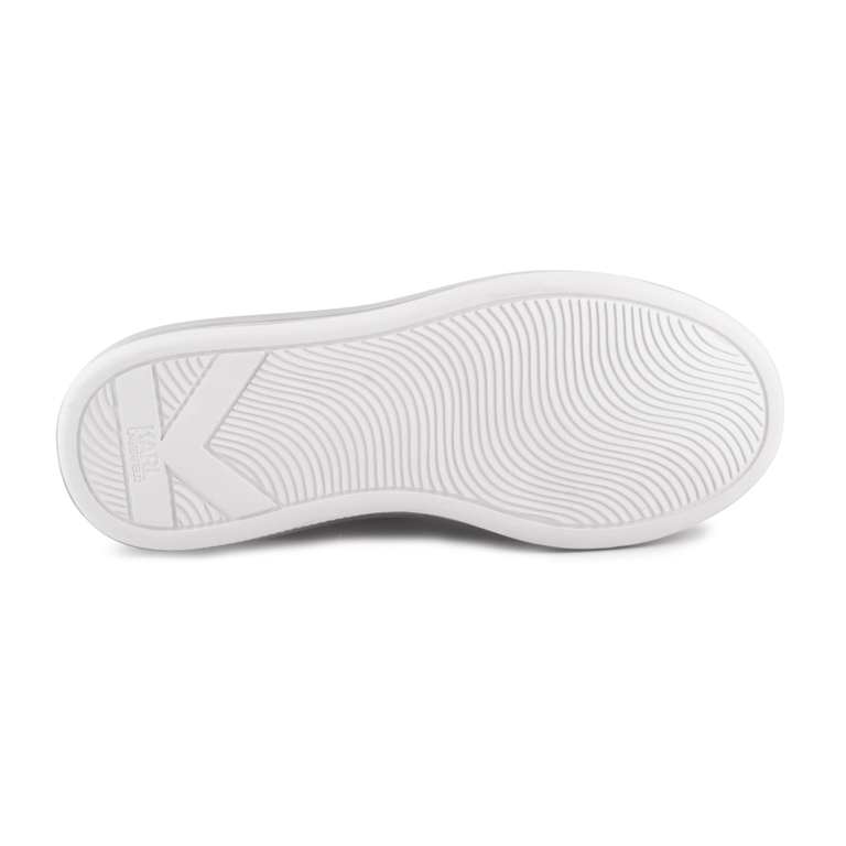 Pantofi sport femei Karl Lagerfeld argintii din piele 2059dp62623ag