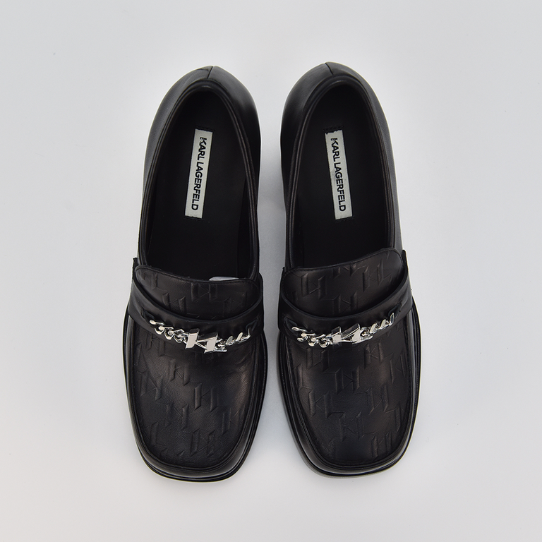 Pantofi femei Karl Lagerfeld negri cu platforma și toc înalt 2054DP30134N