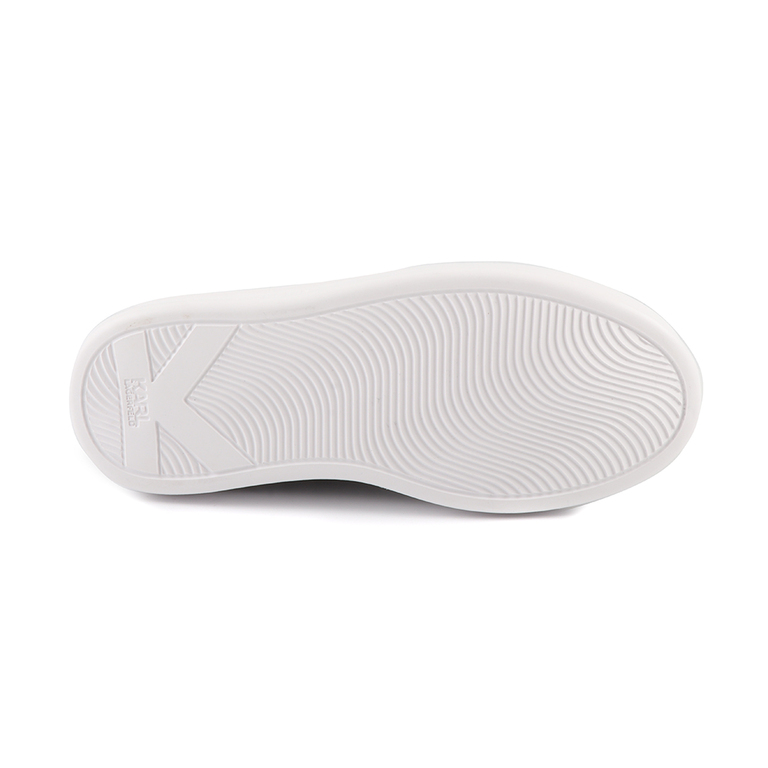 Pantofi sport femei Karl Lagerfeld albi din piele 2050DP62529A