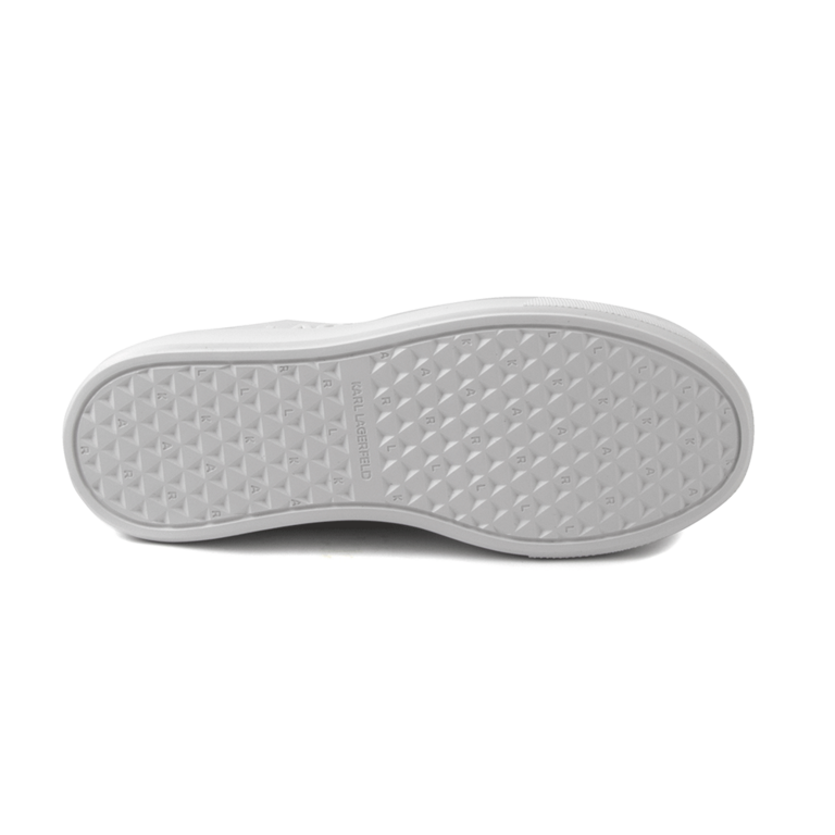 Pantofi sport femei Karl Lagerfeld albi din piele 2051dp62210a