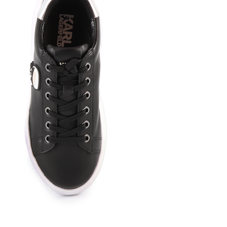 Pantofi sport femei Karl Lagerfeld negri din piele 2051DP62530N