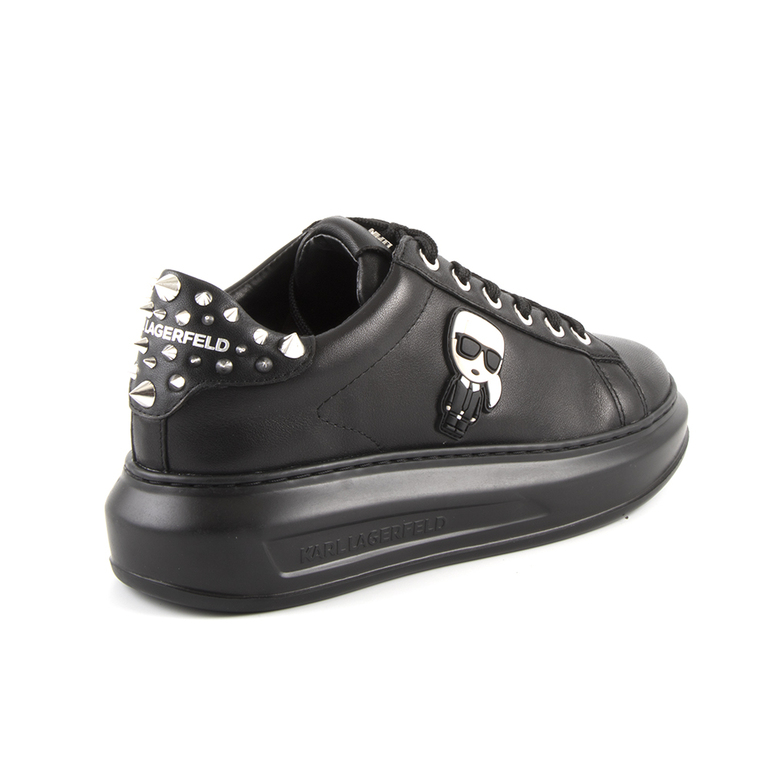 Pantofi sport femei Karl Lagerfeld negri din piele spike 2051DP62529N