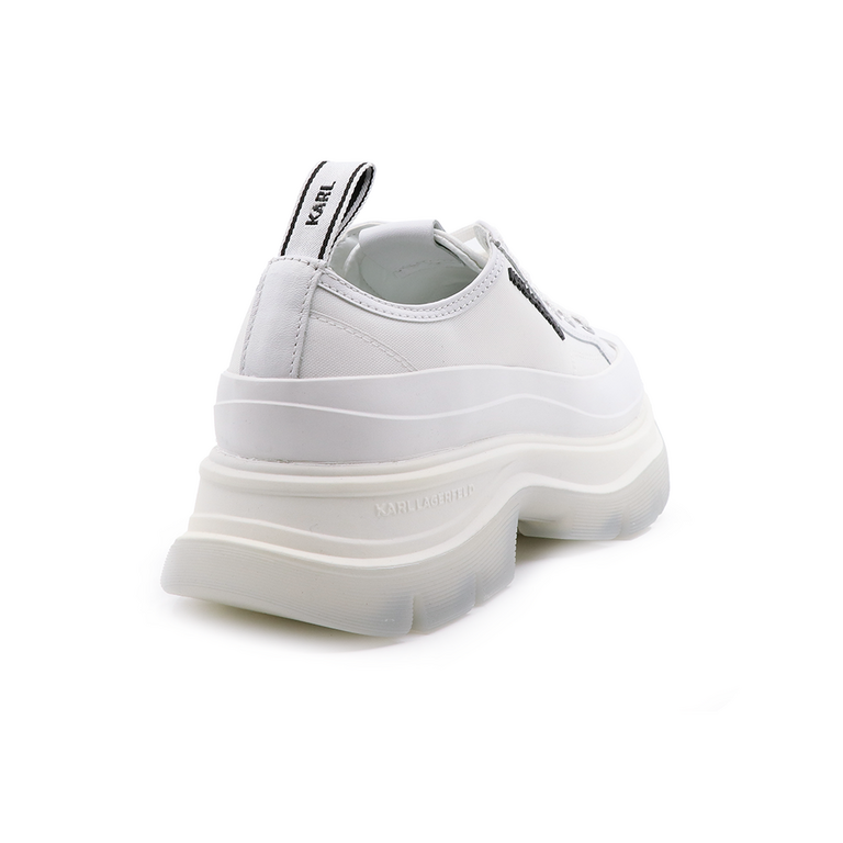 Sneakers femei Karl Lagerfeld albi 2053DP42921A
