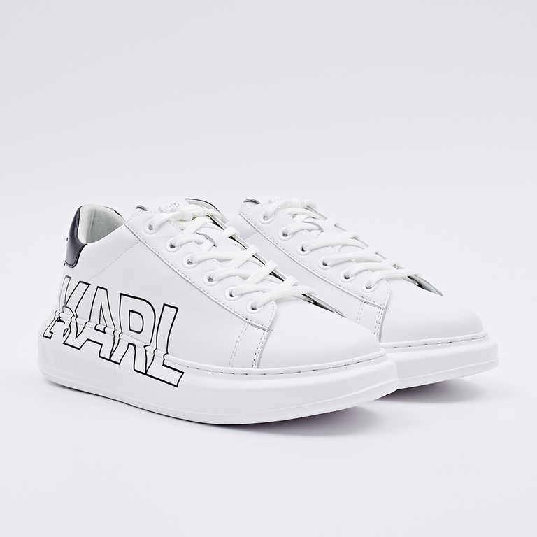 Sneakers femei Karl Lagerfeld albi din piele 2053DP62511A
