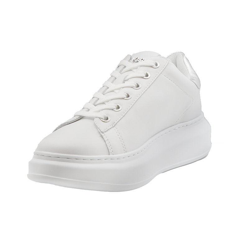 Sneakers femei Karl Lagerfeld albi din piele 2053DP62530A