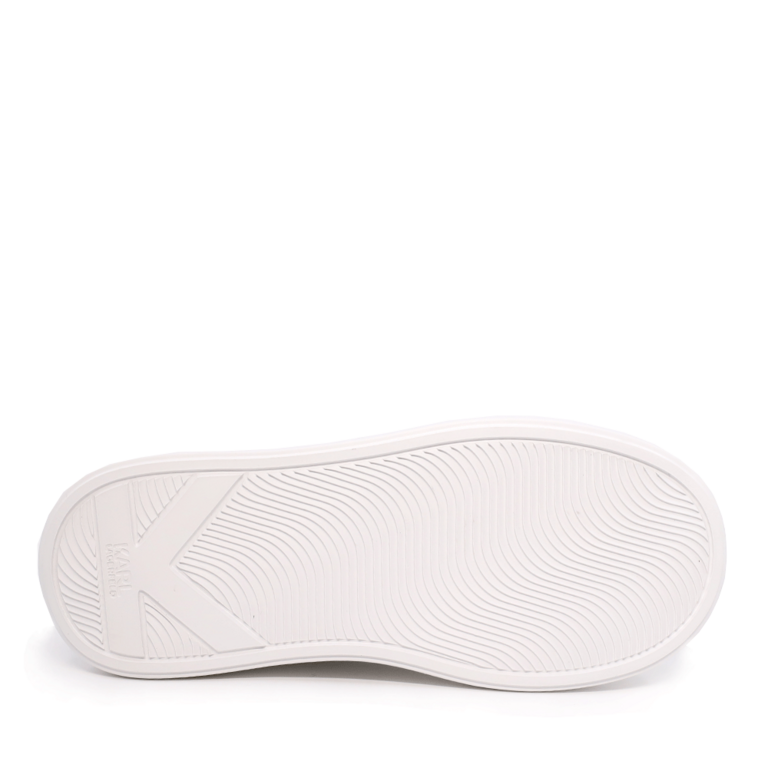 Sneakers femei Karl Lagerfeld  Anakapri albi din glitter cu emblemă 2056DP63530GLAG