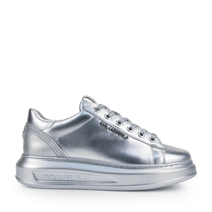 Sneakers femei Karl Lagerfeld argintii din piele 2054dp62525ag