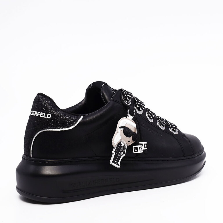 Sneakers femei Karl Lagerfeld Kapri Karl NFT negri din piele 2057DP62576N