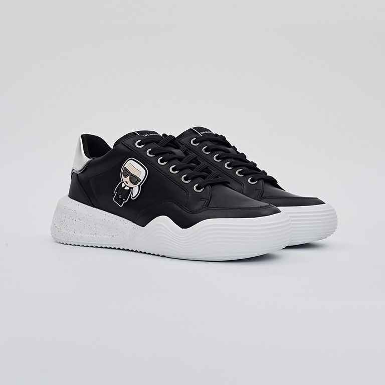 Sneakers femei Karl Lagerfeld negri din piele 2053DP62830N 