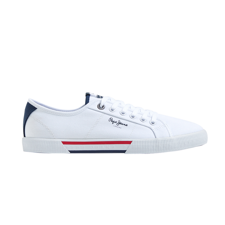 Pantofi bărbați Pepe Jeans albi 3193BPS30816A