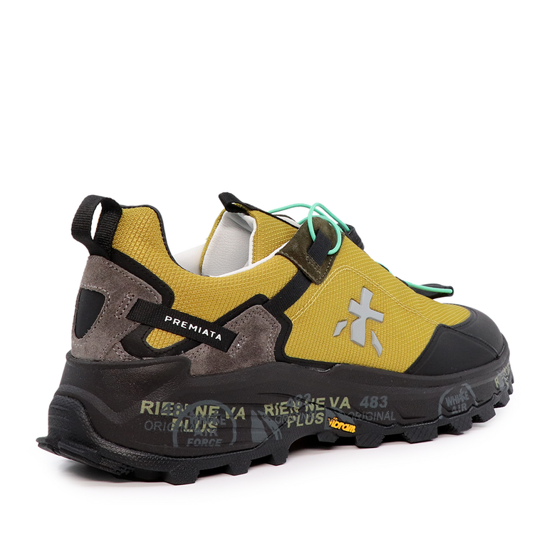 Sneakers bărbați Premiata Cross Trail galbeni 1694BP2540G