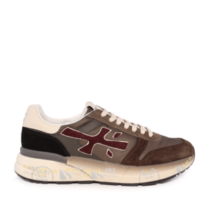 Sneakers bărbați Premiata Mick maro din piele și textil 1690BP7714M