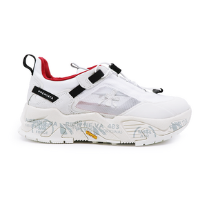 Sneakers femei PREMIATA Cross Trail albi din piele 1693DP2430A 