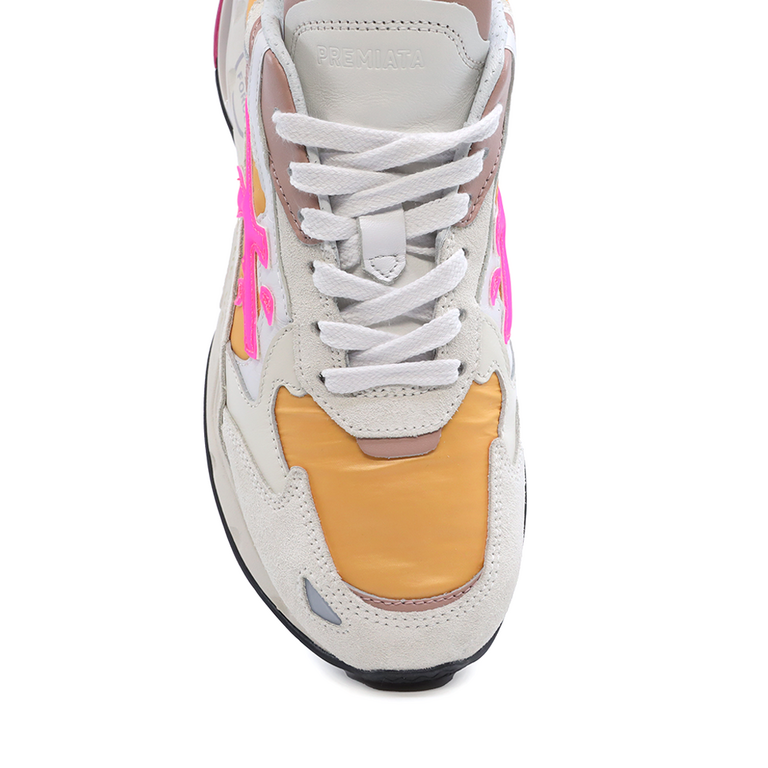 Sneakers femei Premiata Sharky-D multicolori din piele și textil 1695DP0291MU