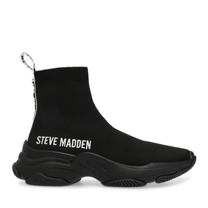 Sneakers high top bărbați Steve Madden Masterr negri din material textil 1475BGVMASTERRN