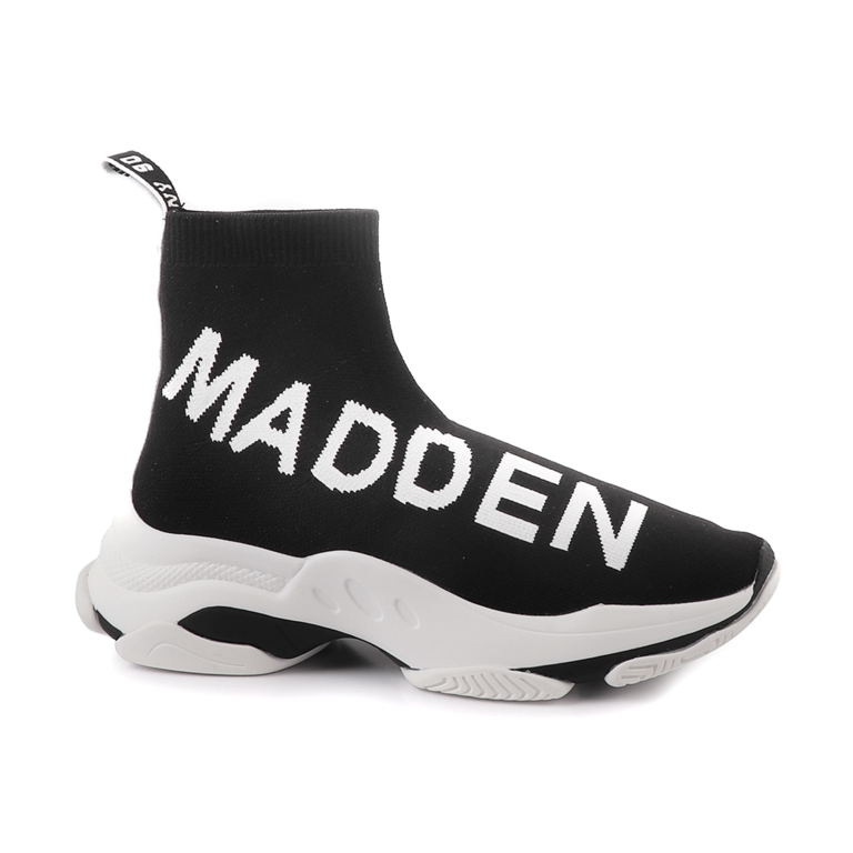 Sneakers high top femei Steve Madden negri din material textil 1461DGVMAESTRON