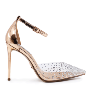 Pantofi tip stiletto femei Steve Madden RAVAGED aurii cu ștrasuri 1466DDRAVAGEDRA