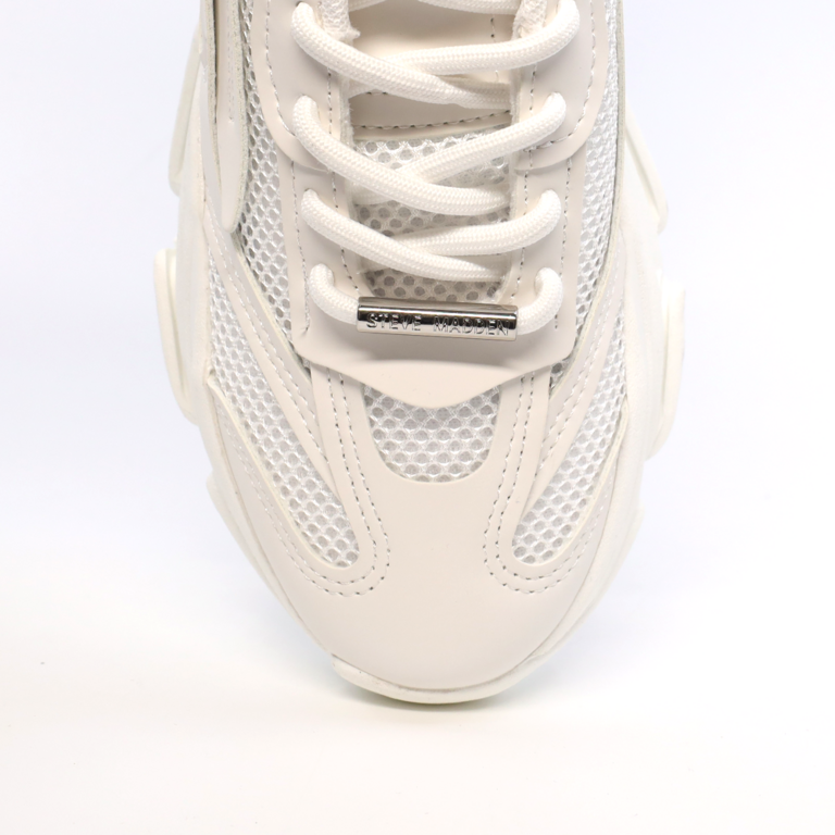 Sneakers  femei Steve Madden POSSESSION-E albi din material sintetic și textil 1465DPPOSSESSION-EA