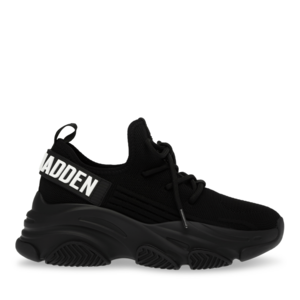 Sneakers femei Steve Madden PROTEGE-E negri din textil cu logo 1466DPSPROTEGE-EN