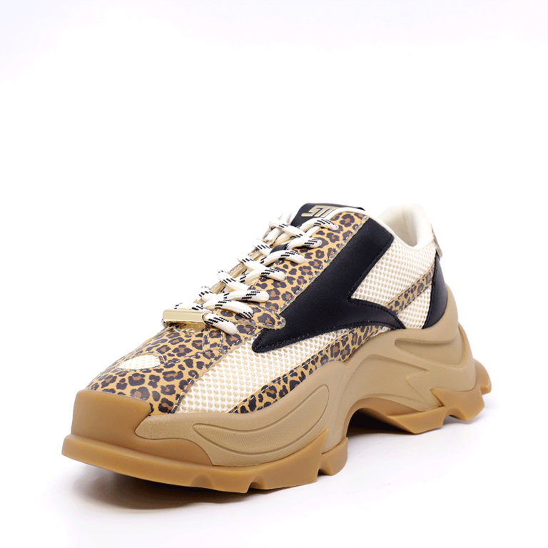 Sneakers femei Steve Madden Zoomz cu print tip leopard 1467DPZOOMZLEO