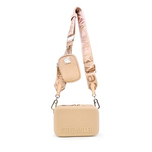 Poșetă crossbody femei Steve Madden Sacha bej 1660POSSBSACHA-2BE