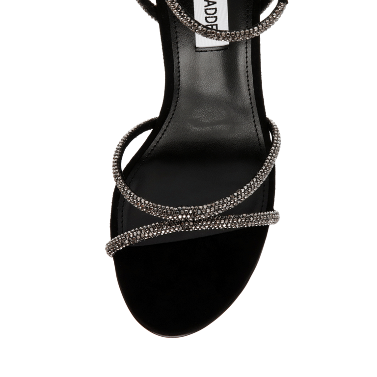 Sandale cu ștrasuri femei Steve Madden  BRYANNA negre 1467dsbryannan