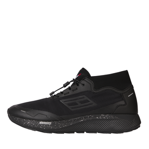 Sneakers high top bărbați Tommy Hilfiger negri din material sintetic + textil 3414BG0049N