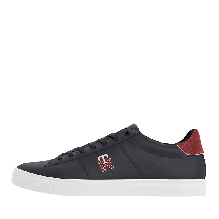 Sneakers bărbați Tommy Hilfiger bleumarin cu logo lateral 3415BP4350BL