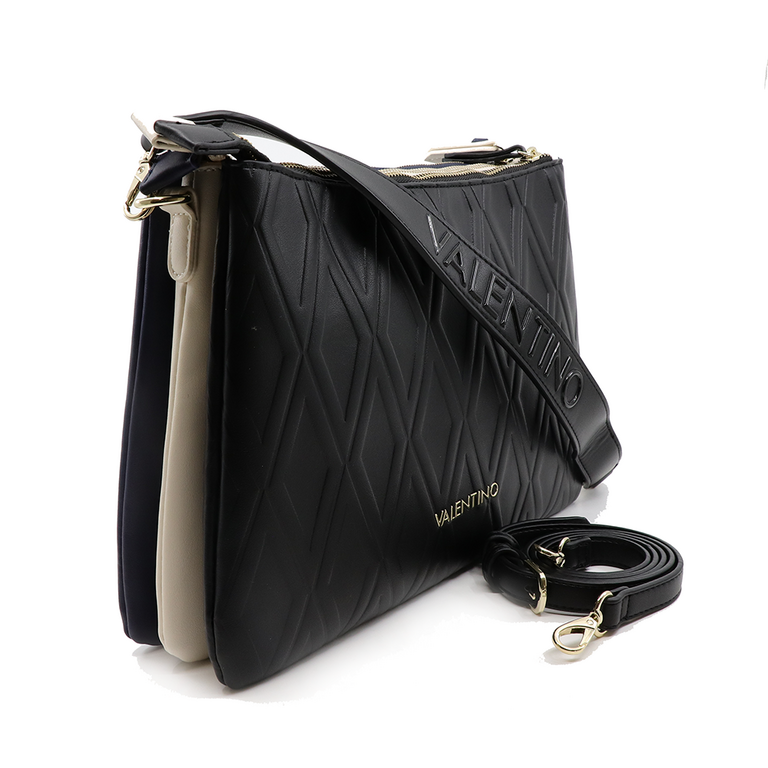 Poșetă satchel femei Valentino neagră 1952POSS5N801N