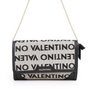 Poșetă satchel femei Valentino bej cu logo 1954POSS6MP03BE
