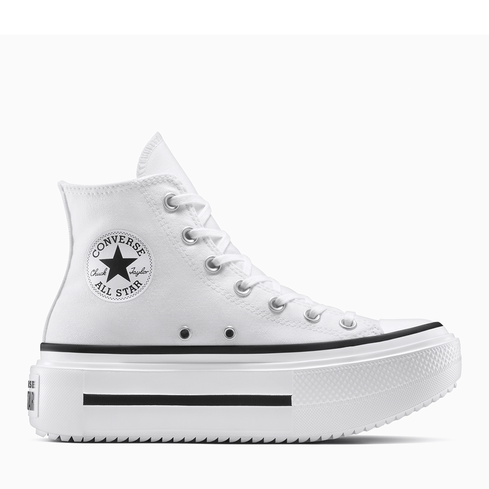 Sneakers high top femei Converse ALL STAR LIFT DOUBLE STACK albi 2949DGS12976A