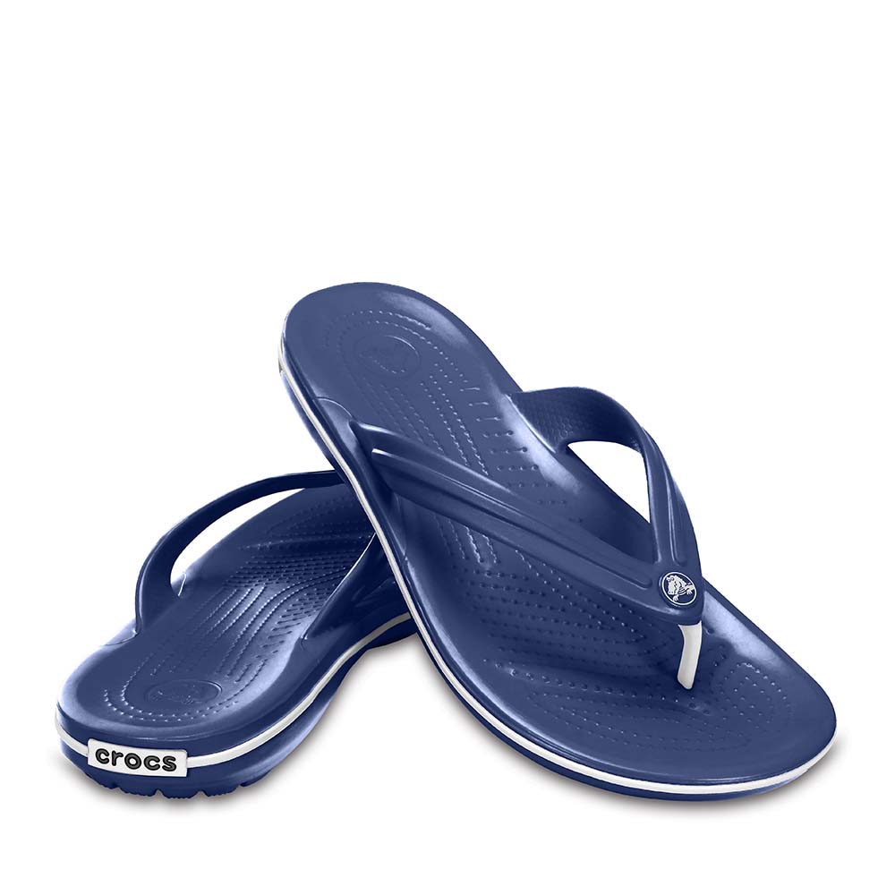 Papuci de plajă bărbați CROCS Crocband Flip Navy 3899BSL11033BL