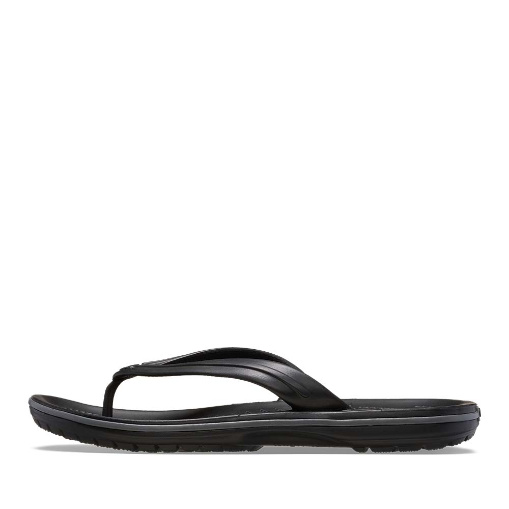 Papuci de plajă bărbați CROCS Crocband Flip negri 3899BSL11033N