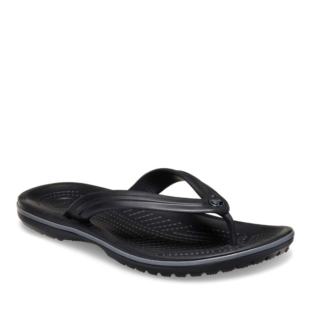 Papuci de plajă bărbați CROCS Crocband Flip negri 3899BSL11033N