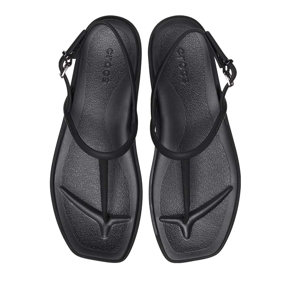 Sandale femei CROCS Miami Thong Flip negre 3899DS209793N
