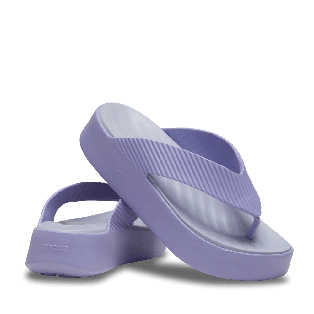 Papuci de plajă femei CROCS  Getaway Groove Platform Flip  lila 3899DSL210700LI